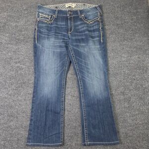 Ariat REAL Entwined Festival Bootcut Jeans Women's 18WR Mid Rise Hemmed 10025286